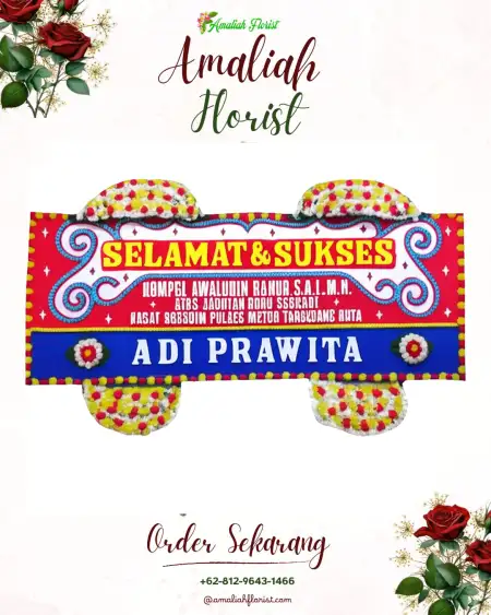 Papan Bunga Ucapan Selamat Genilangit